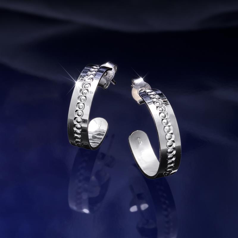 Etruscan Sterling Silver Earrings